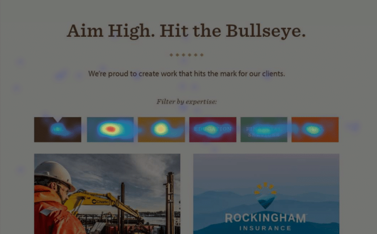 website page heatmap