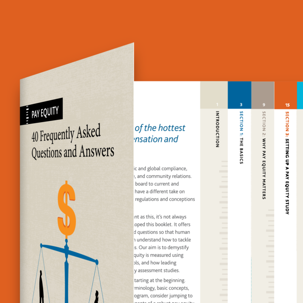 Equity Methods tabbed brochure of frequently asked questions for businesses interested in utilizing their services.