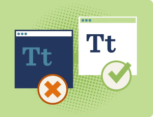 For more information on ADA Compliance and guidelines, review our <strong>ADA Color Compliance Guide for Websites.</strong>